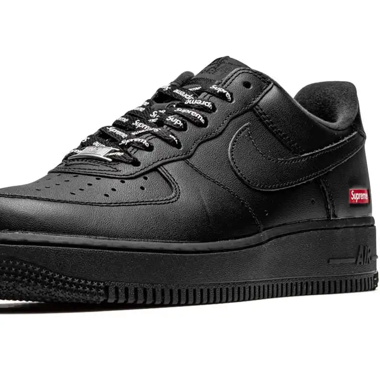 Air Nike Force 1 Supreme Low Black 0528
